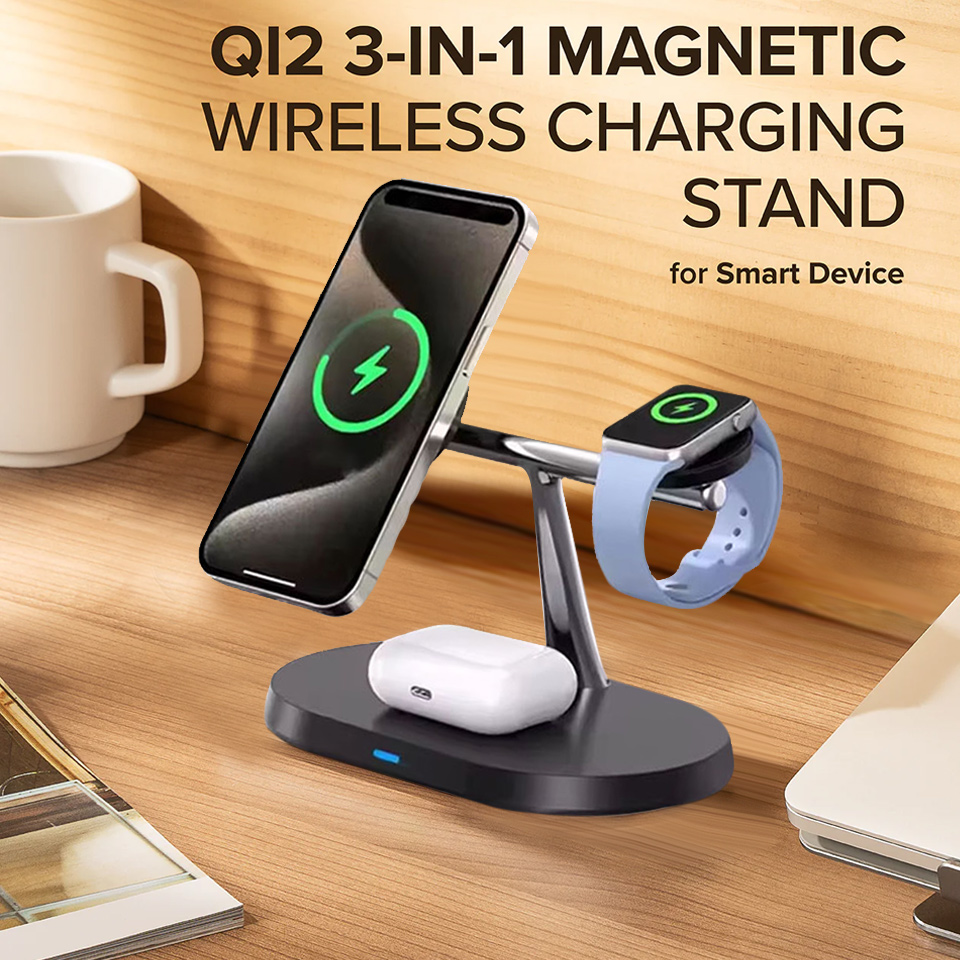 3 in 1 Magnetic Wireless Charg - Watch Charger Cable 评论和价格
