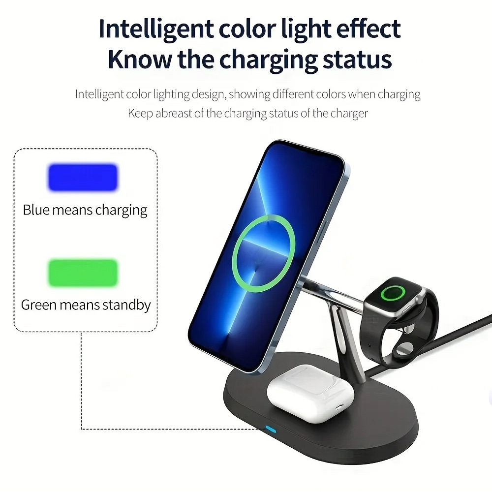 3 in 1 Magnetic Wireless Charg - Watch Charger Cable 评论和价格