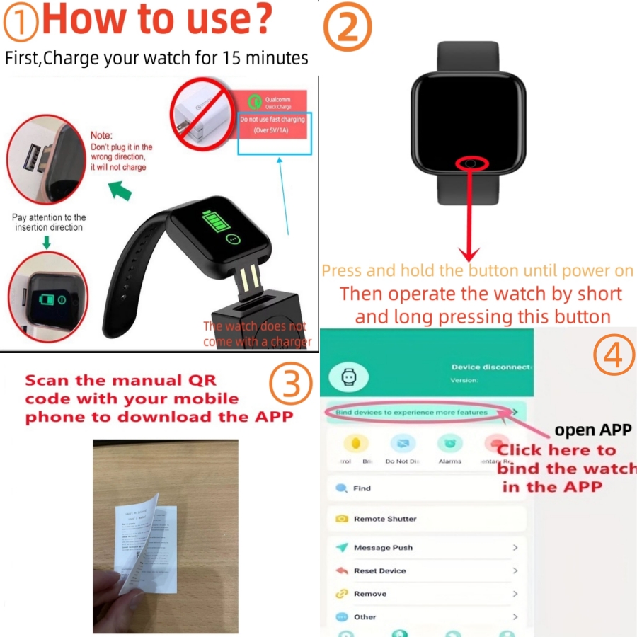 Smart Watch For Men Women Spor - Android Smartwatch Accessories 评论和价格