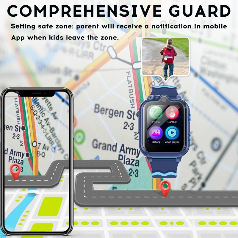 Yoateo Smart Watch Kids 4G KT1 - Android Smartwatch Accessories 评论和价格