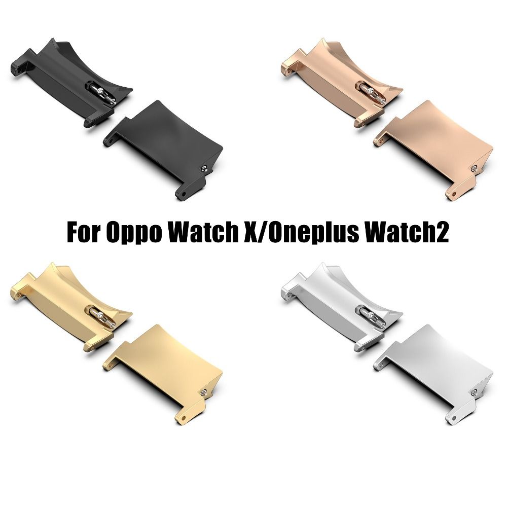 New 2Pcs Metal Strap Adapter W - Smartwatch X 评论和价格