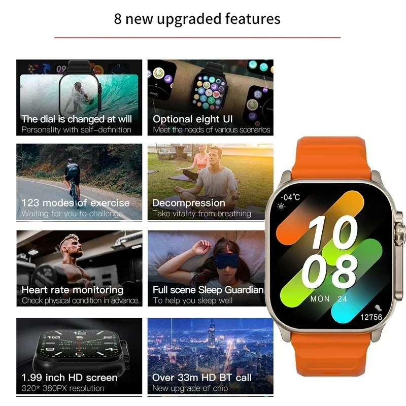New Series 9 Watch PK HK8 PRO  - Smartwatch Nexus 评论和价格