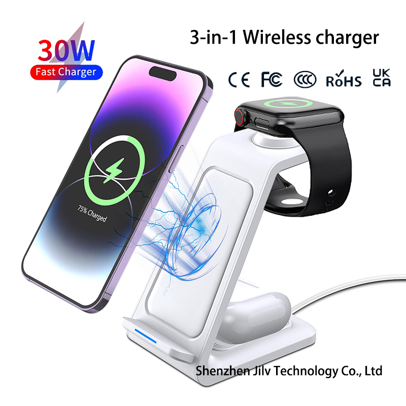 15W 3 in 1 Wireless Charger St - Watch Charger Cable 评论和价格